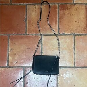 Rebecca Minkoff Black Crossbody Bag with Chain Strap